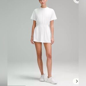 Lululemon Smocked-Waist T-Shirt Dress